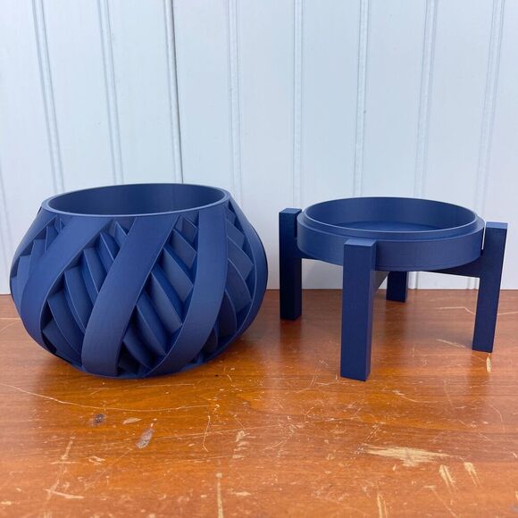 The Silvio, Indoor Flower Pot, Houseplants, Planter Drip Tray - Picture 6 of 12